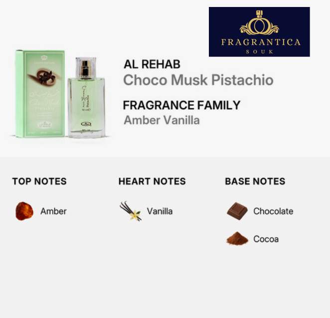 Al Rehab Pistachio Choco Musk Eau de Parfum