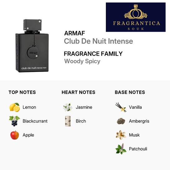 Armaf Club De Nuit Intense Men | Men’s Eau de Toilette