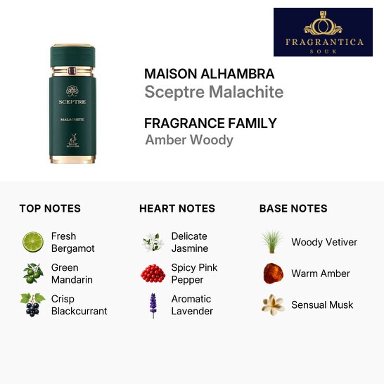 Maison Al Hambra Sceptre Malachite | Eau de Parfum