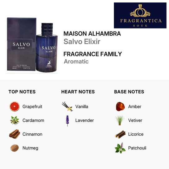 Maison Al Hambra Salvo Elixir | Eau de Parfum