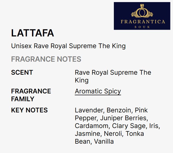 Rave Royal Supreme The King | Eau de Parfum
